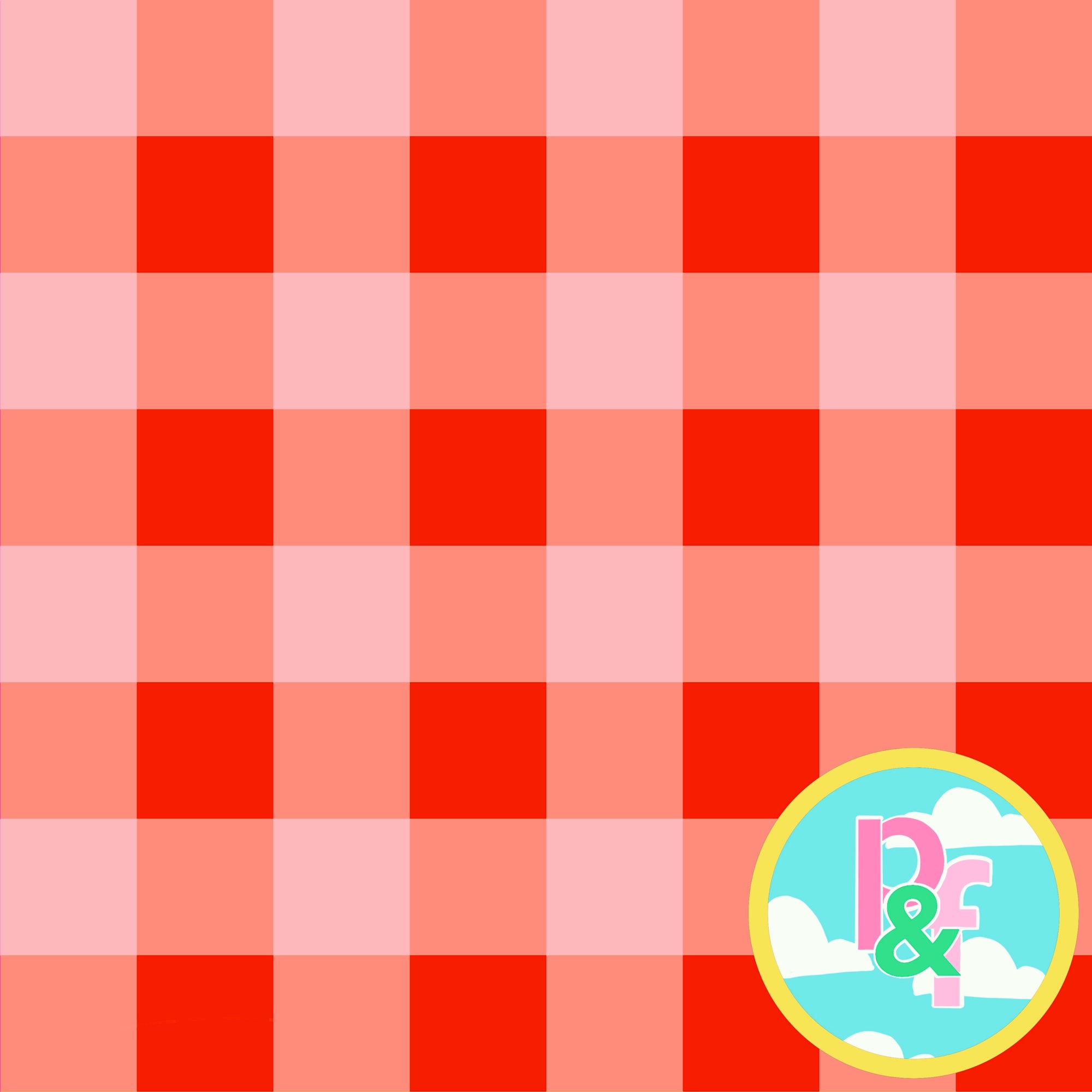 Patterns and Frocks: Orange Gingham