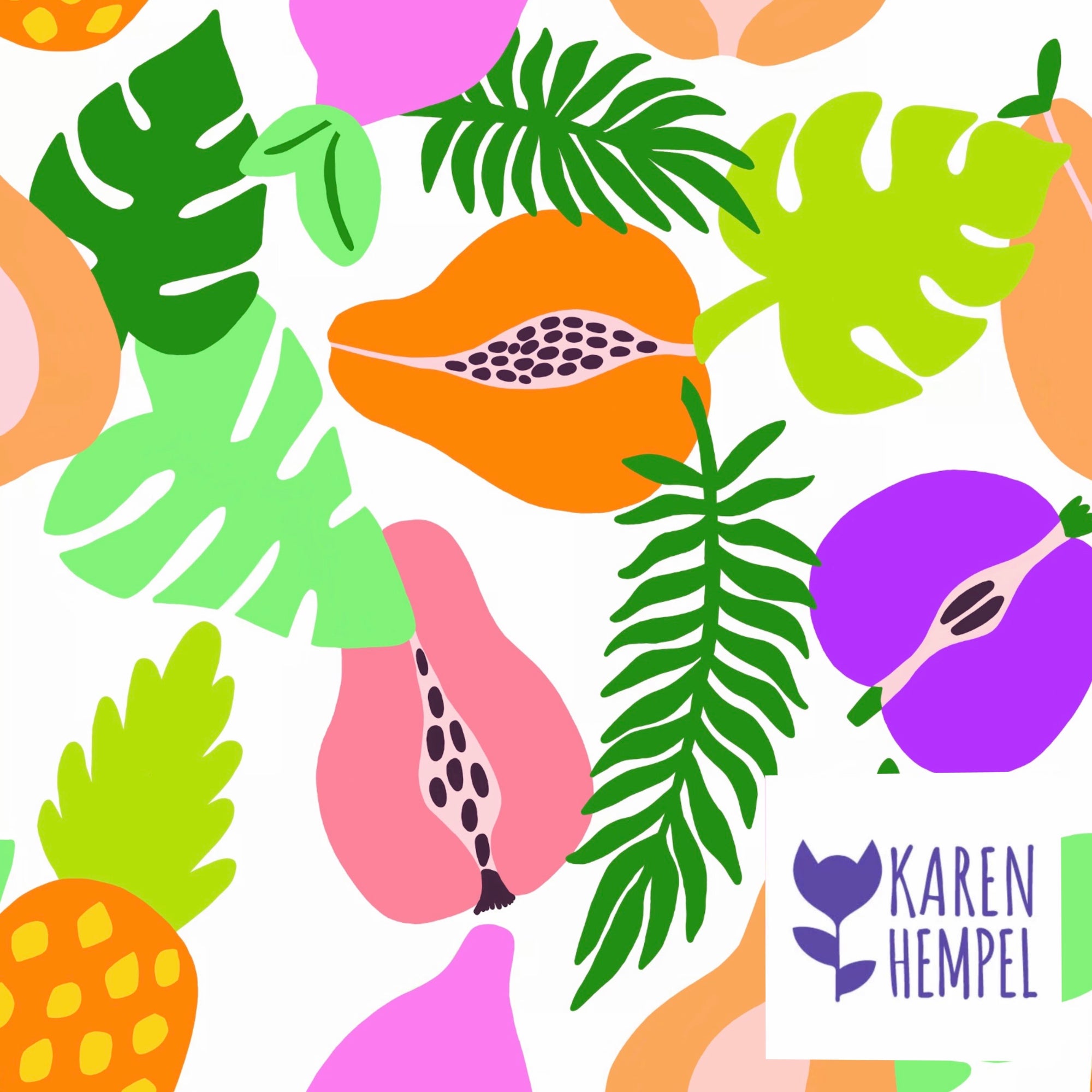 272 1m flat fruit regular jumbo cotton woven
