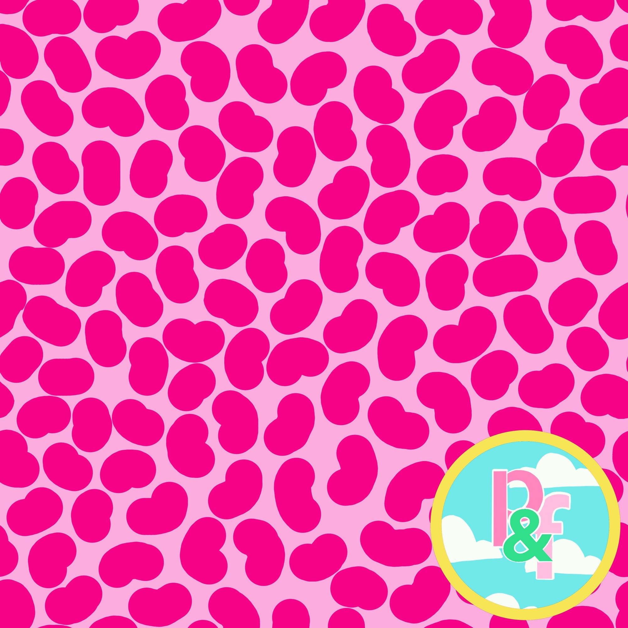 Patterns and Frocks: Light Pink Jelly Bean