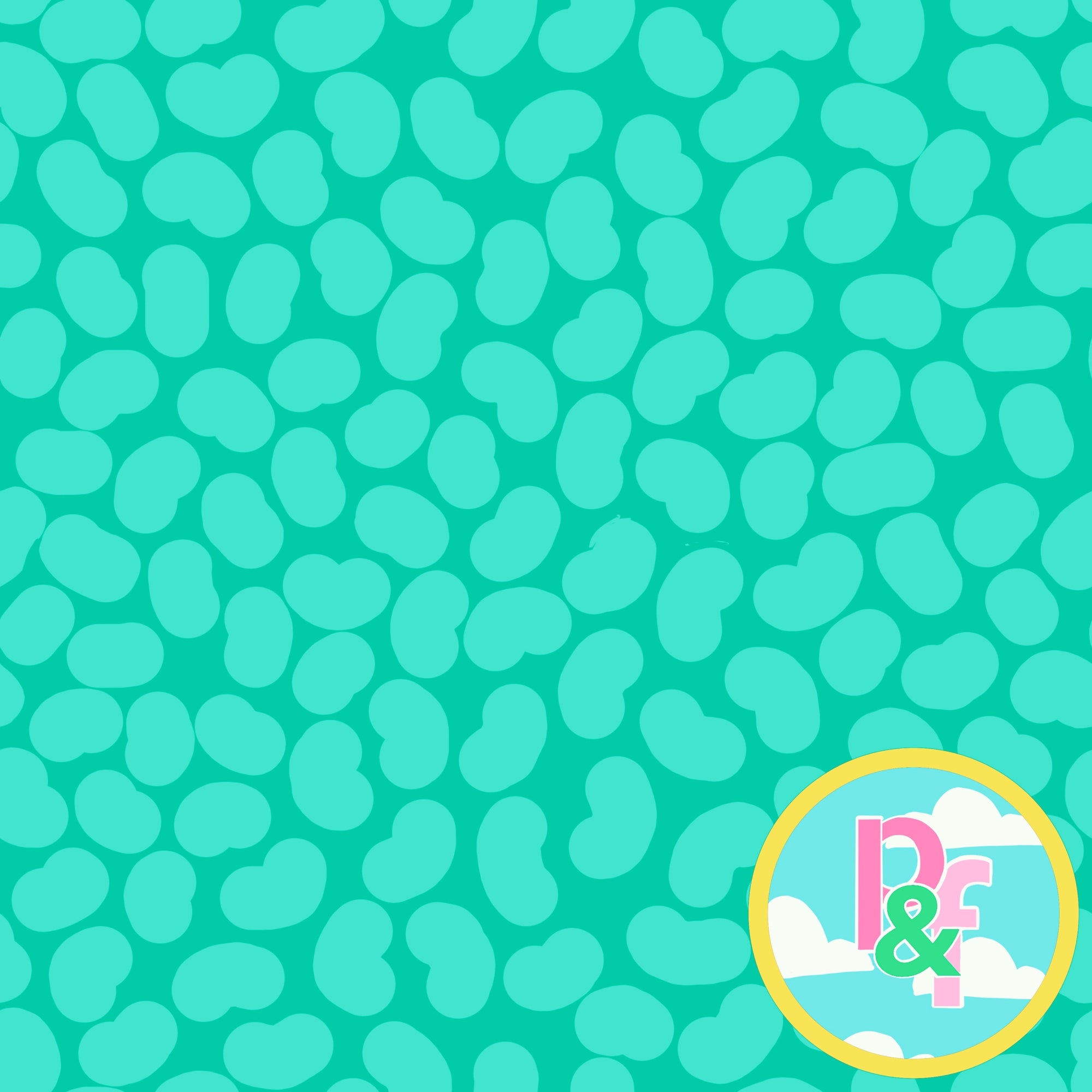 Patterns and Frocks: Dark Mint Jelly Bean