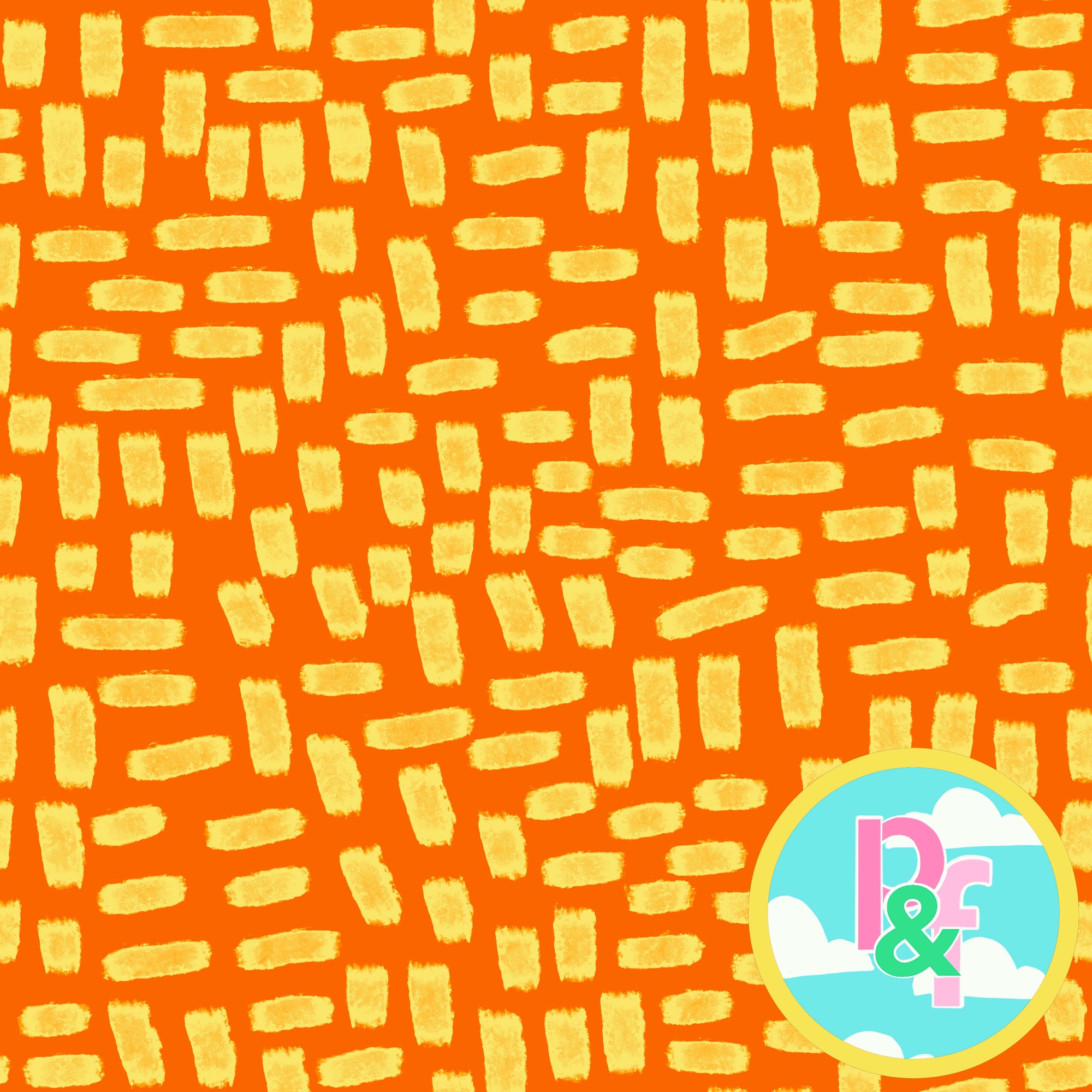 Patterns and Frocks: Orange Criss Cross