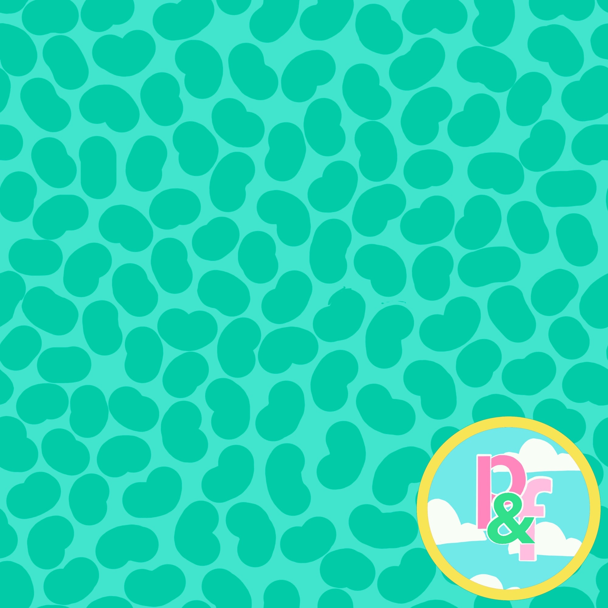 Patterns and Frocks: Light Mint Jelly Bean