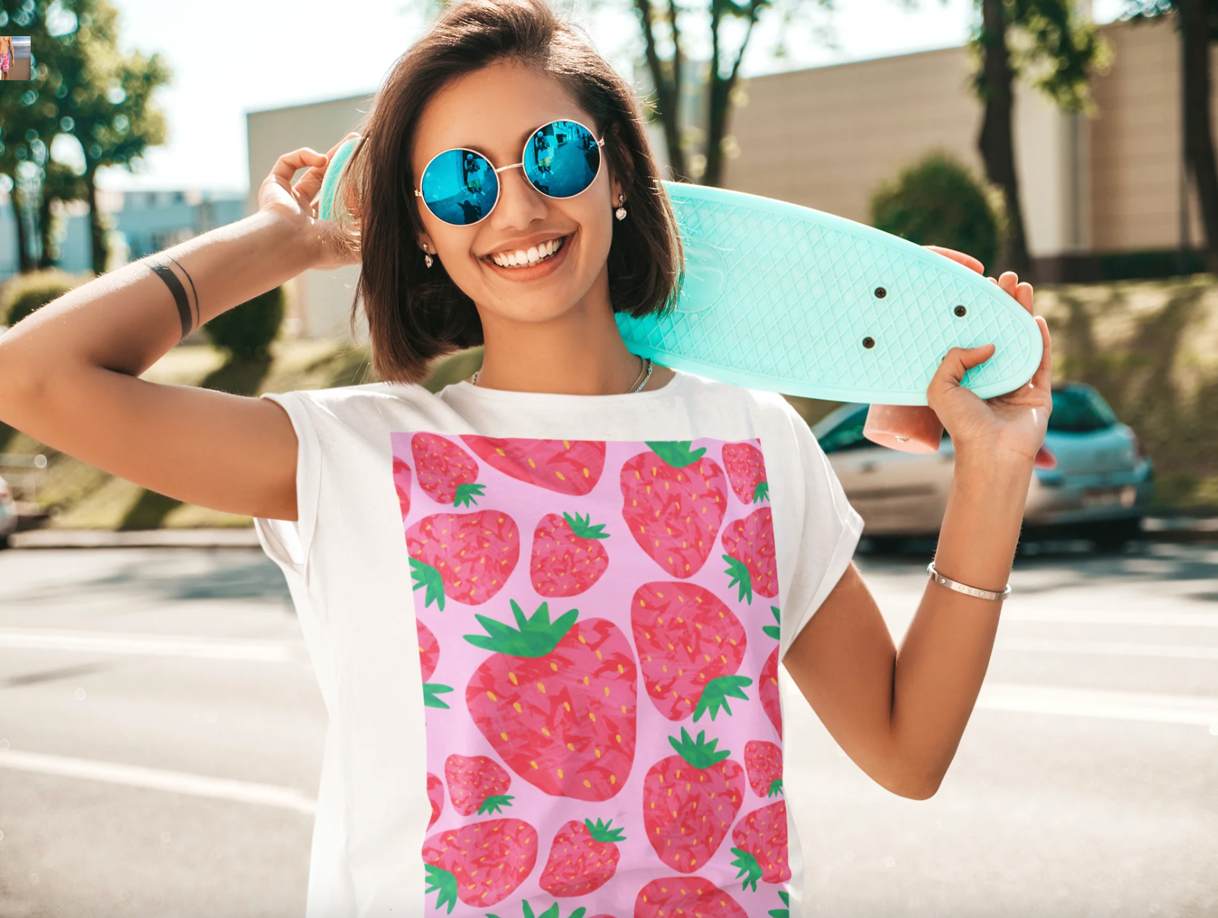 Deb McNaughton: Pink Strawberries