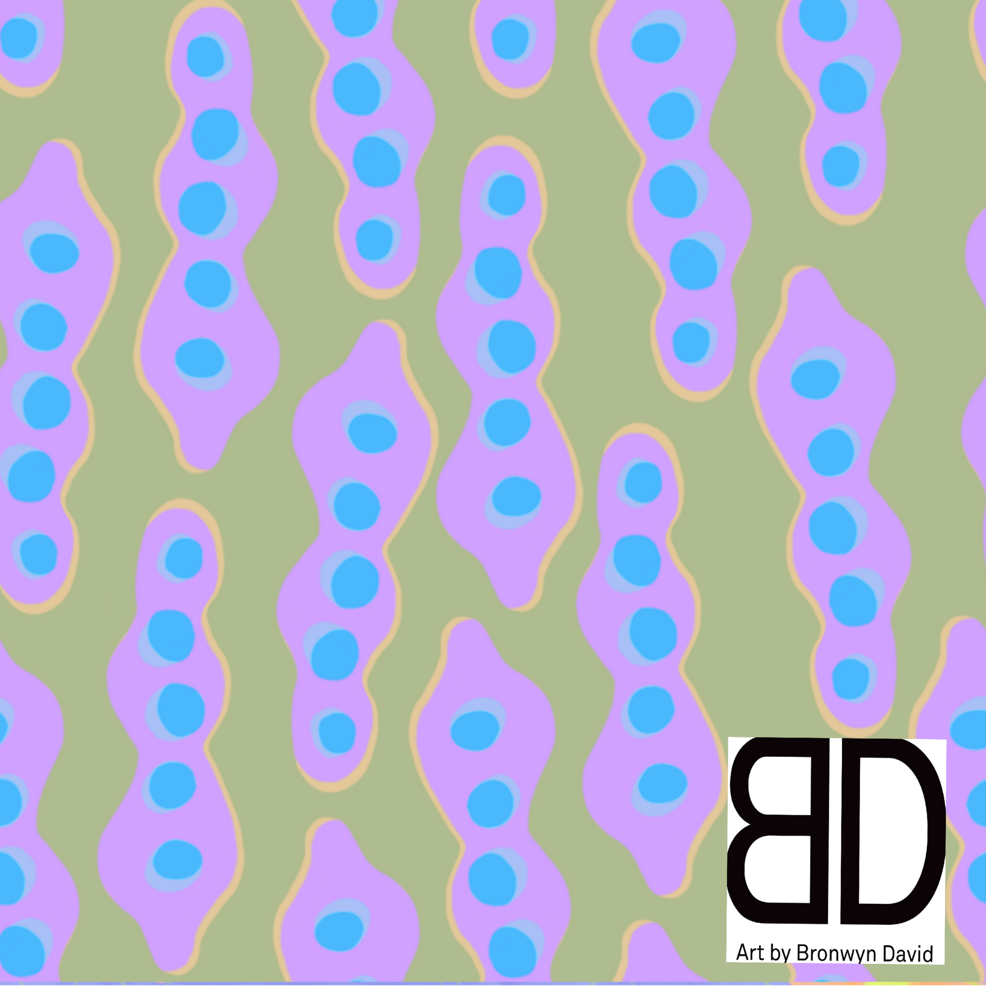 Bronwyn David: Seed pods olive