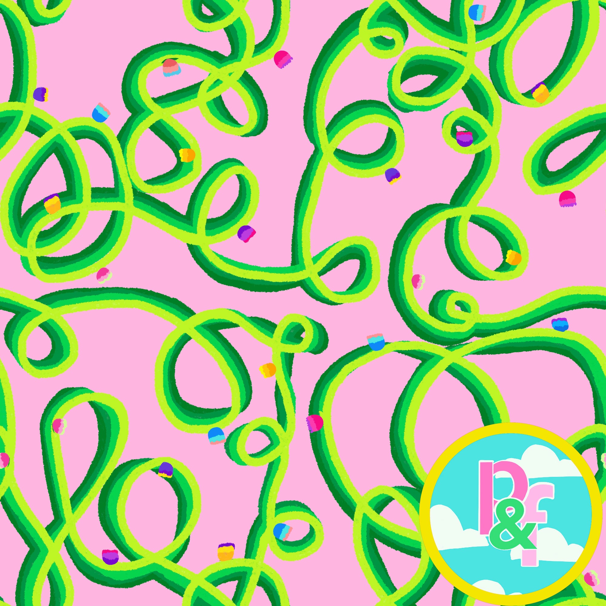 Patterns and Frocks: viney cactus pink