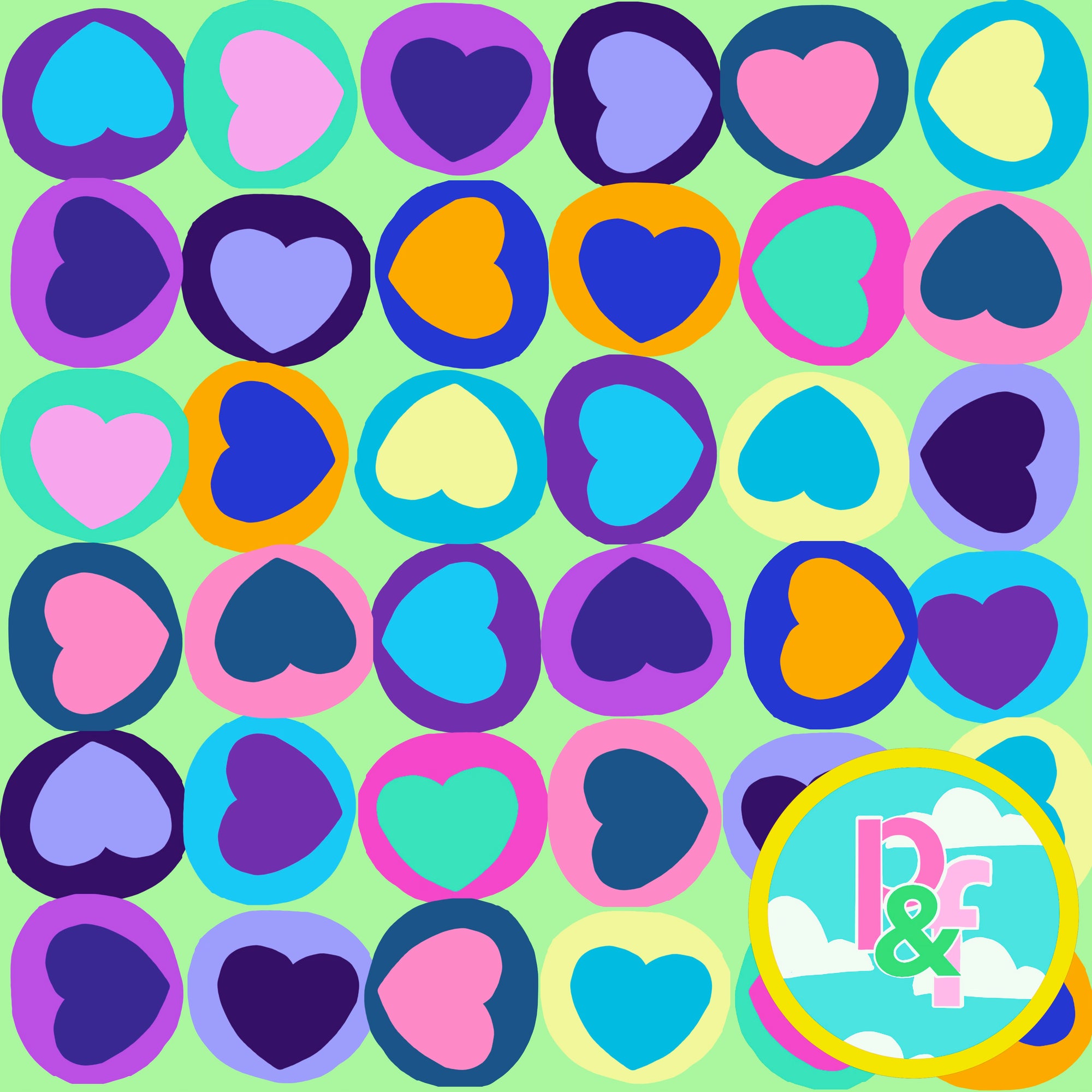 50cm Patterns and Frocks: Hearty Mint - Regular Cotton woven