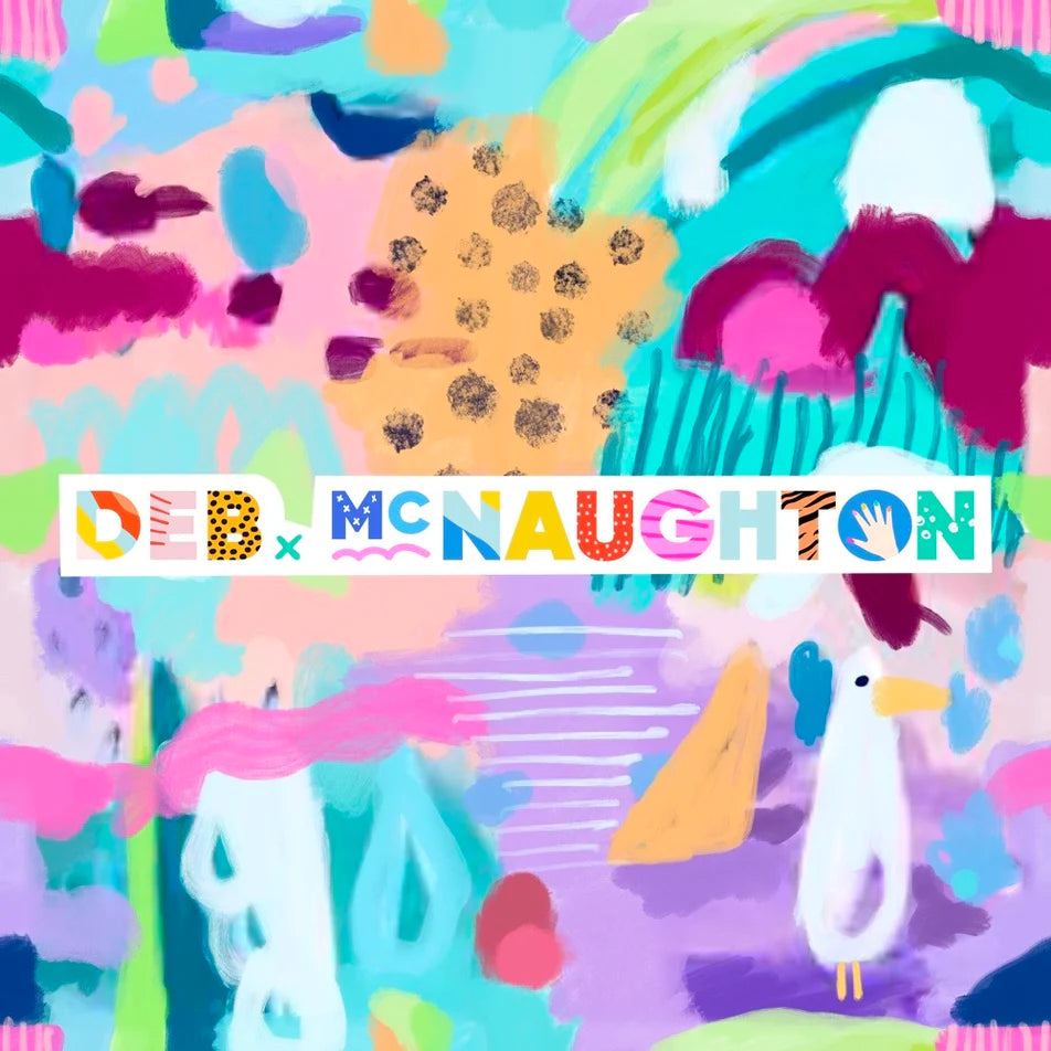 1.4m Deb McNaughton: All the Seagulls Jumbo French Terry