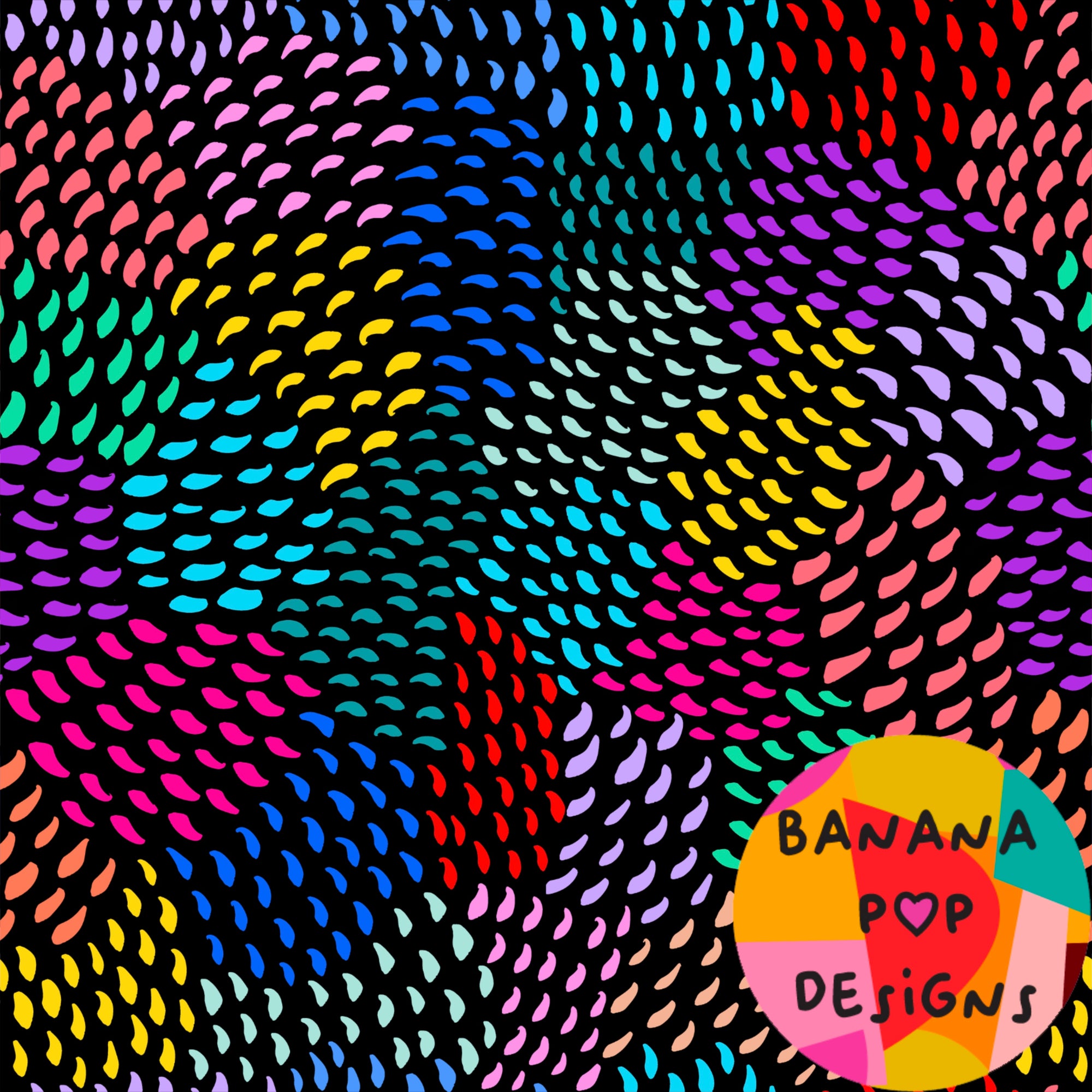 Banana  Pop - Dotty Rainbow*