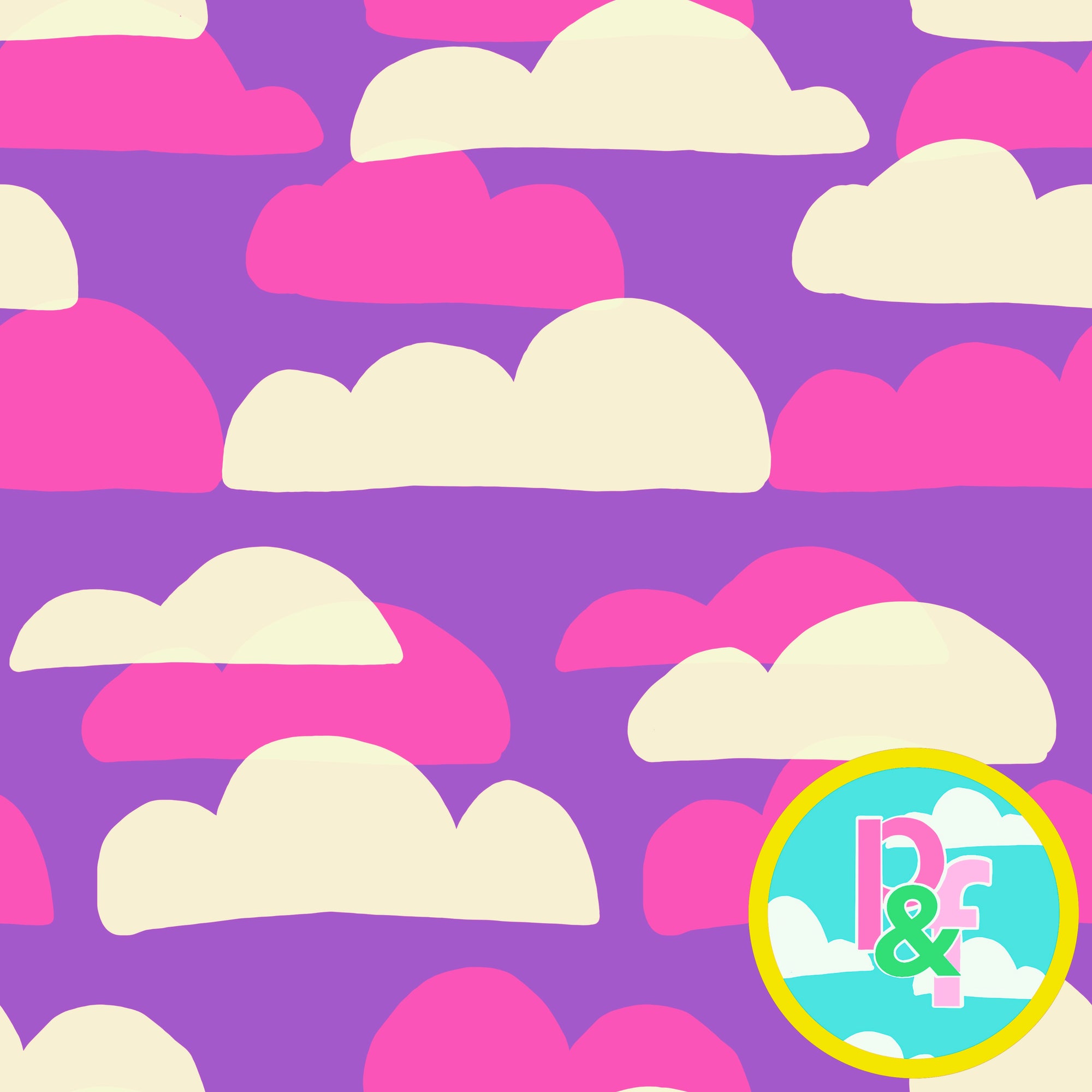 Patterns and frocks: purple skies