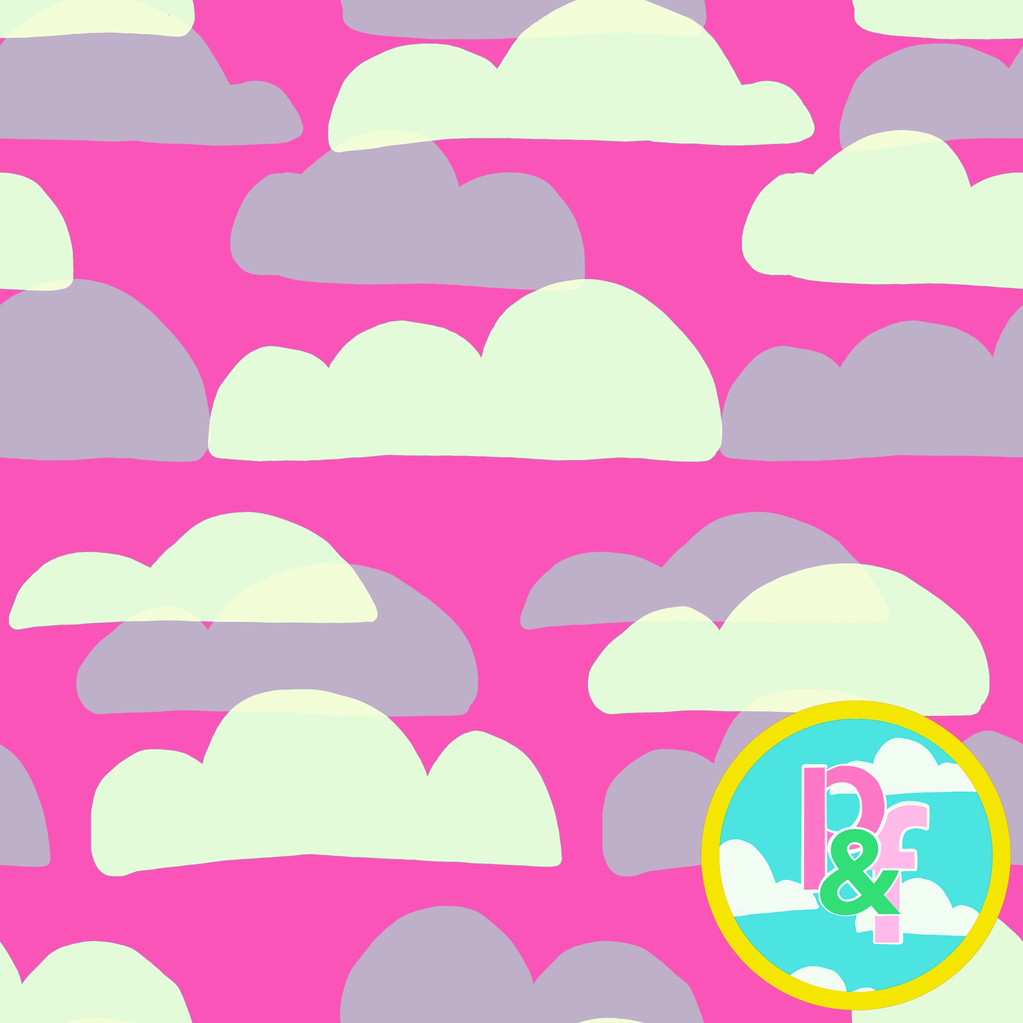 Patterns and frocks: pink skies