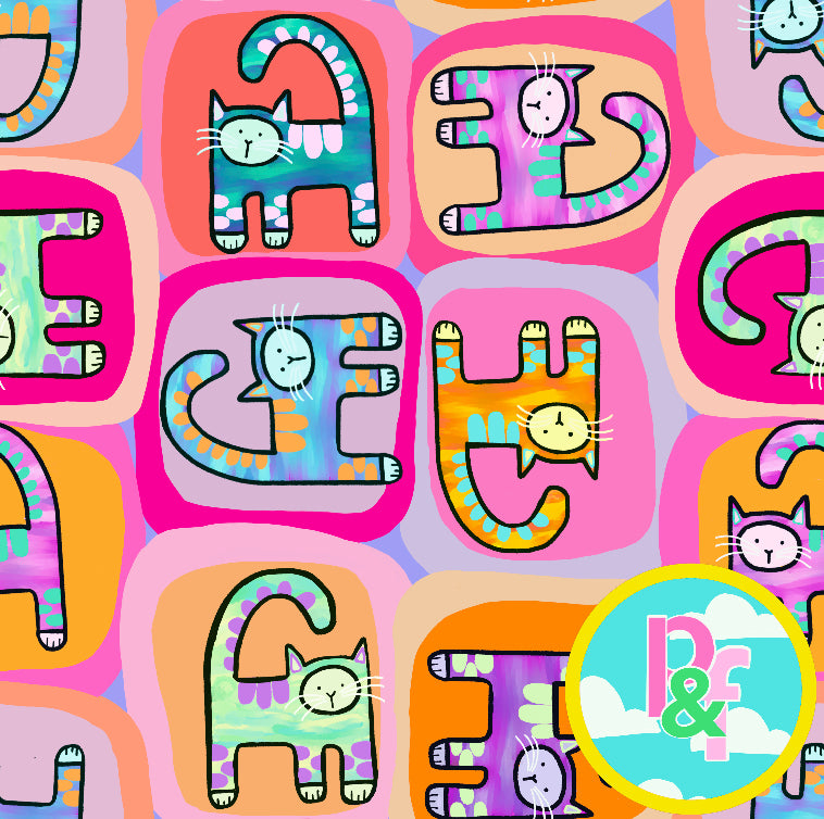 Patterns and Frocks: pink catty mccat