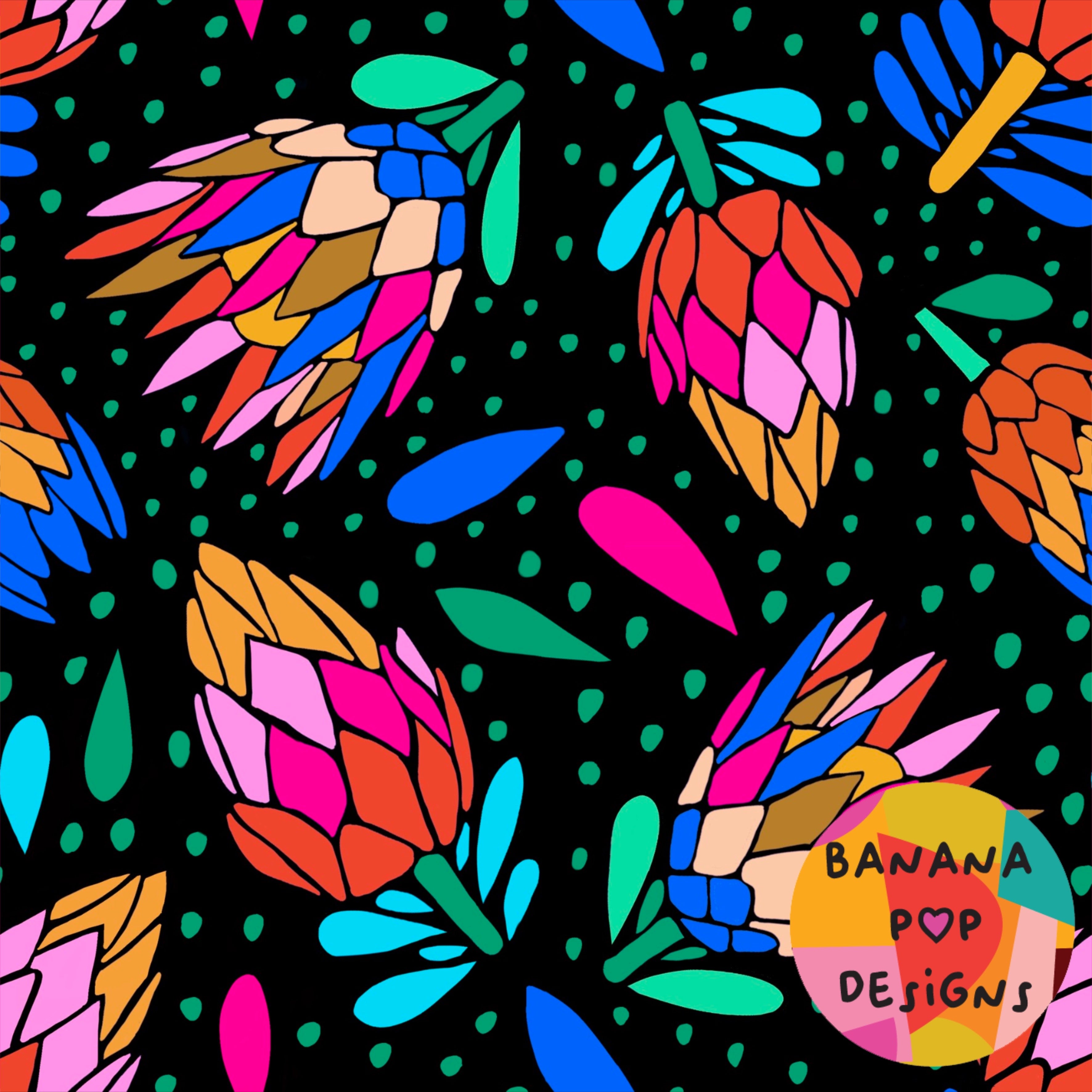 Banana Pop - proteas* – Hellofriendfabrics