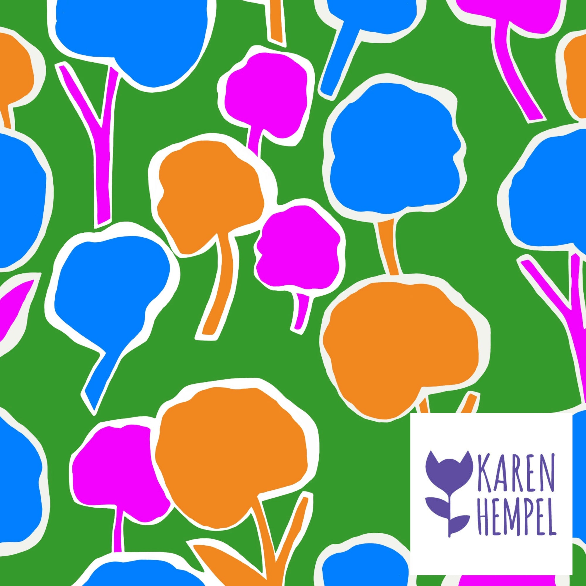 Karen Hempel-  trees of colour *
