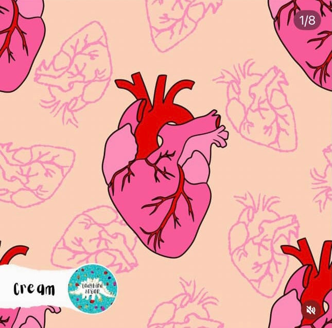 Ladybird & Roar- Anatomical hearts cream