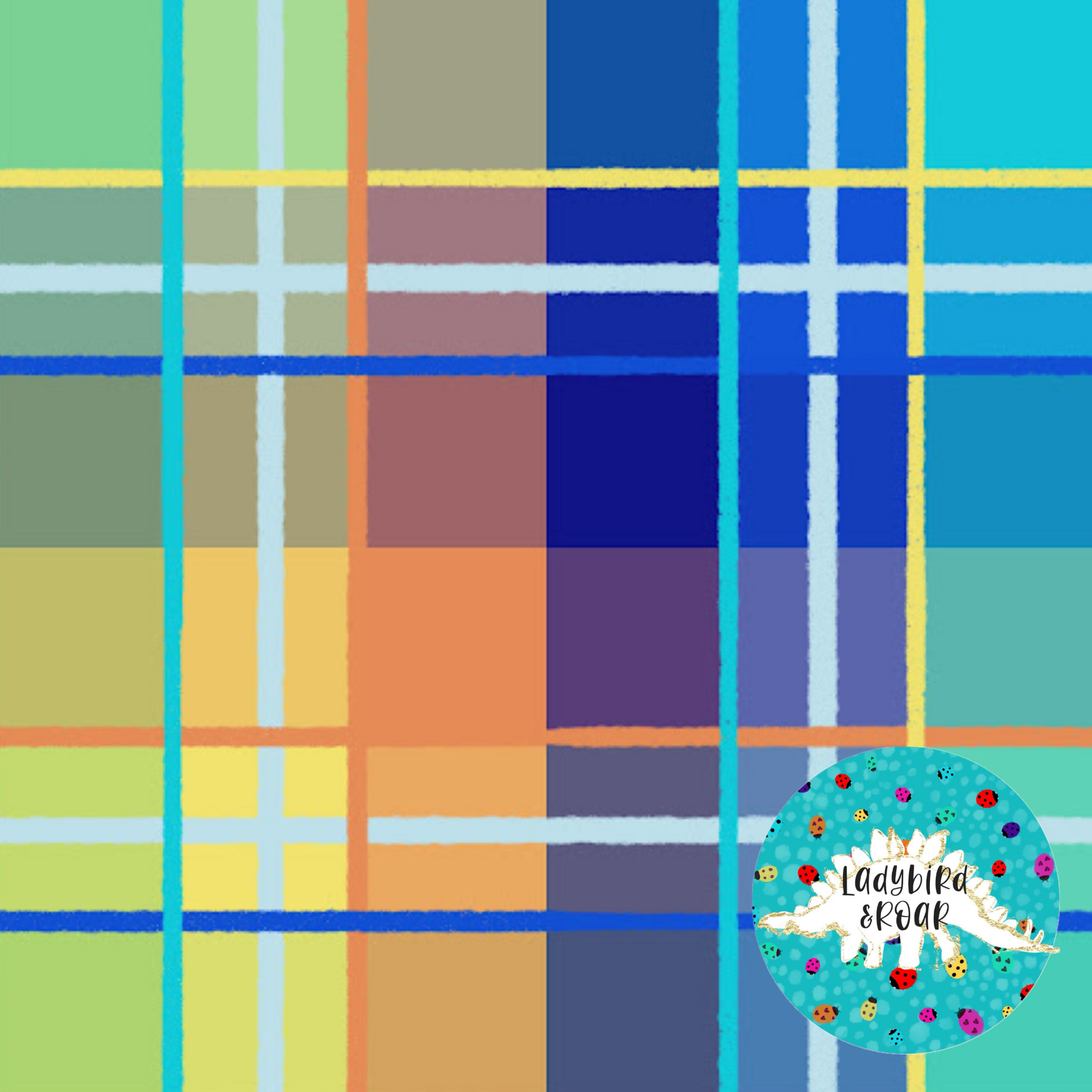 Ladybird & Roar: Beach plaid