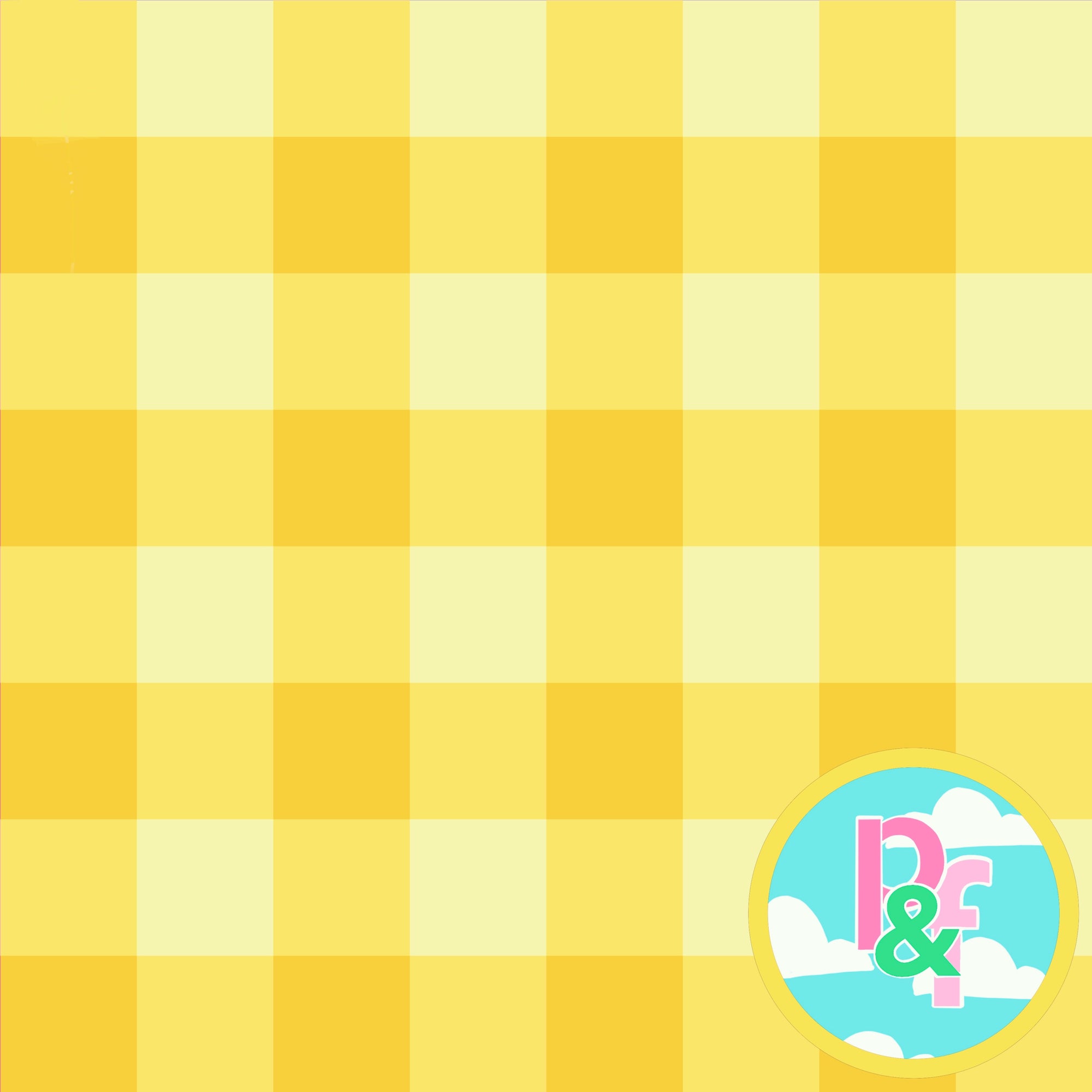Patterns and Frocks -  yellow gingham