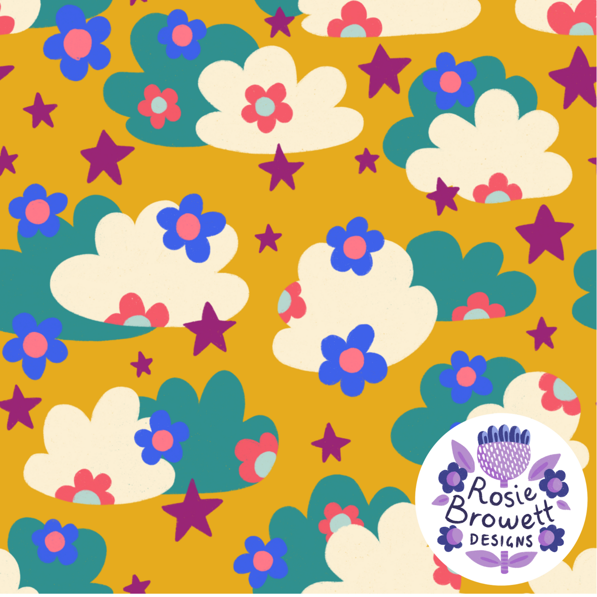 Rosie Browett : Cosmic flowers