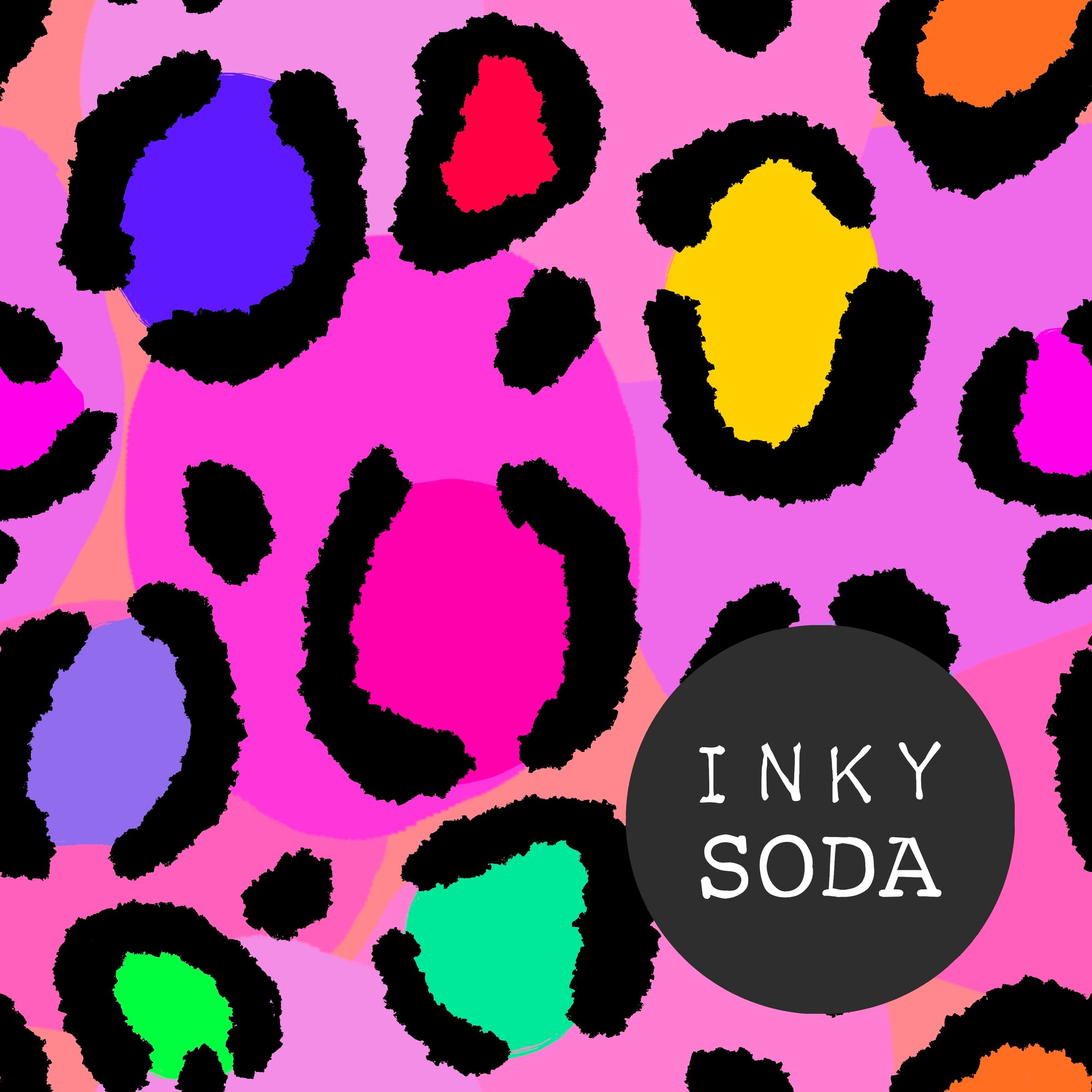 Inky Soda - Pink Leopard*