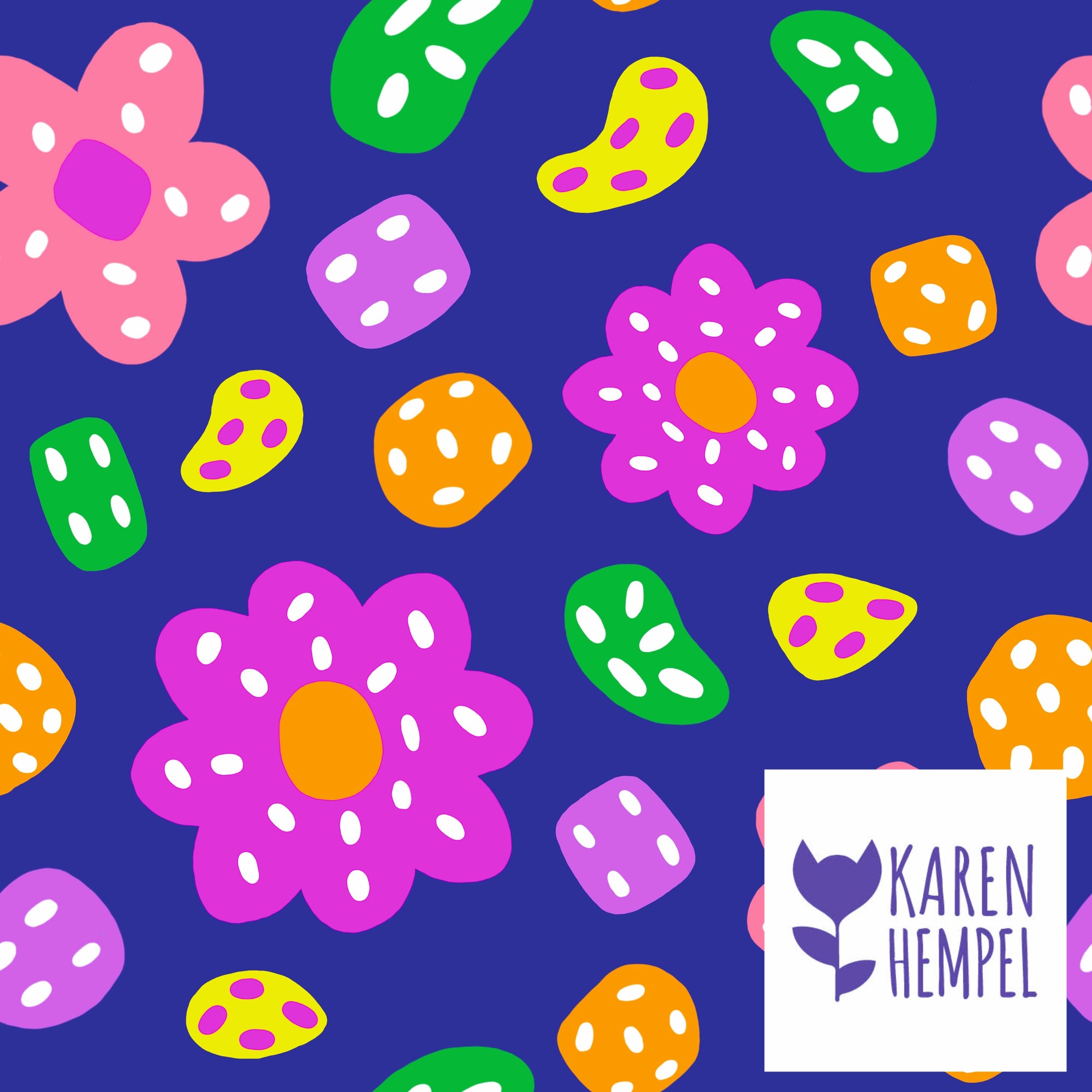 Karen Hempel-  big flowers*