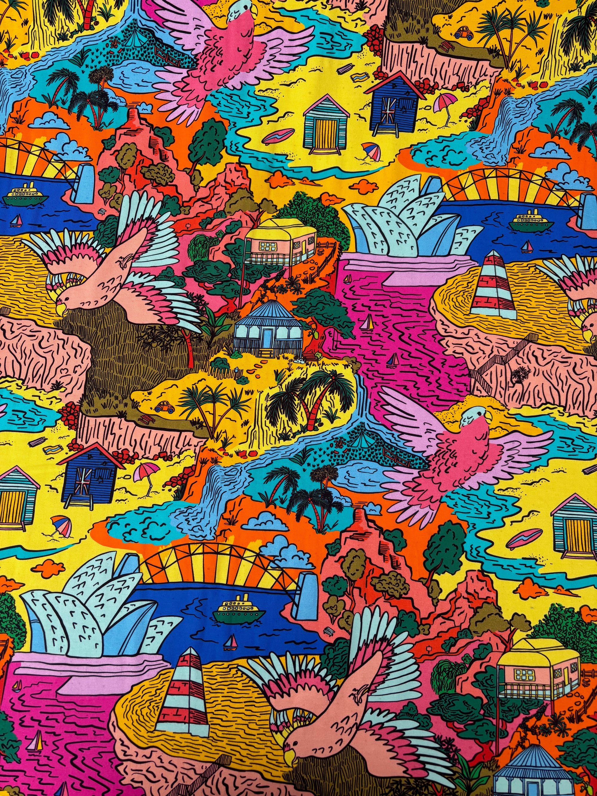 Ellie Whittikar.  This is Australia - Cotton Woven 1.7m
