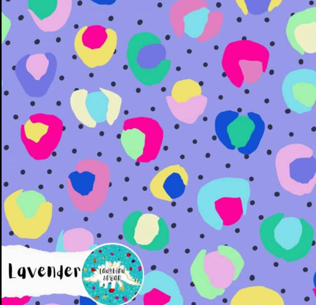 Ladybird & Roar: Lavender leopard spots
