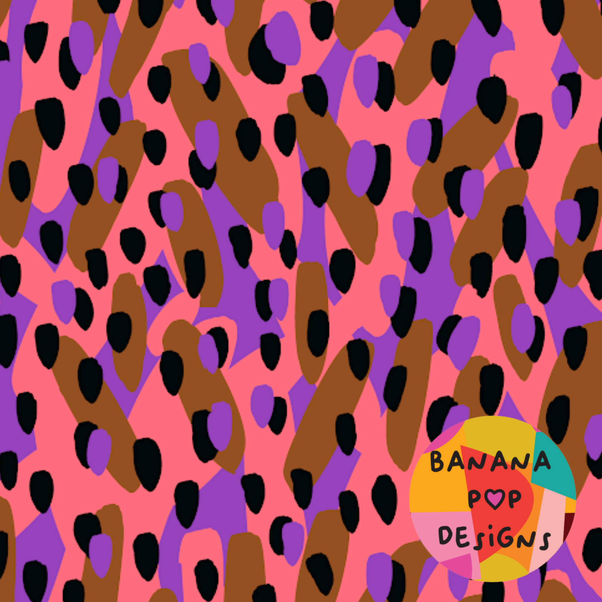 Banana Pop: Leopard peach