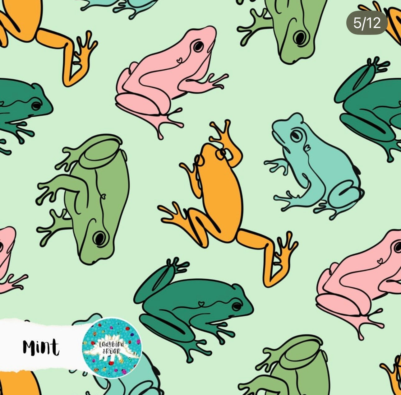 Ladybird & Roar: Mint frogs