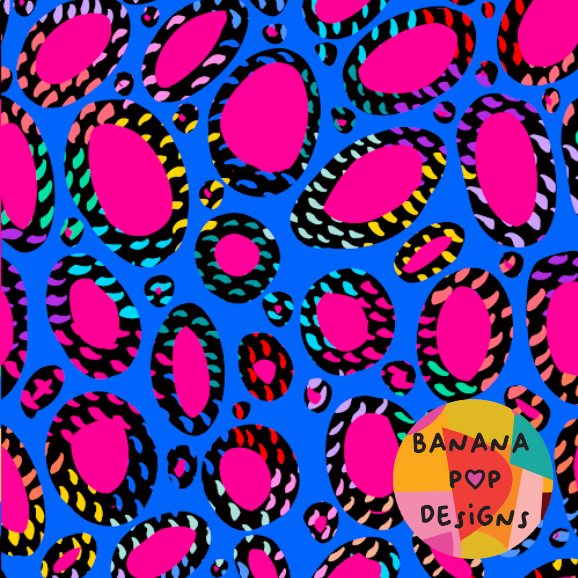 Banana Pop: Tiger spots blue