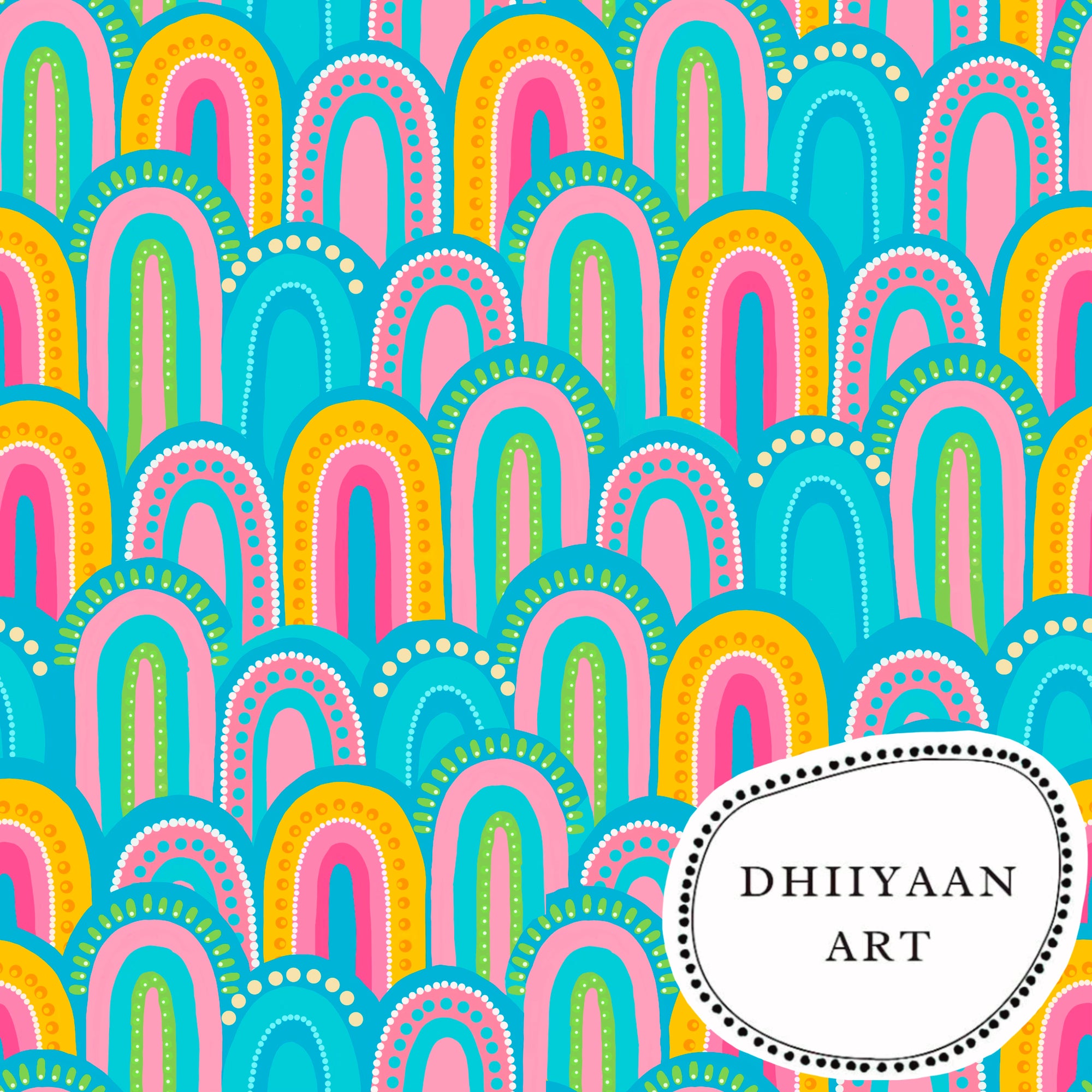 Dhiiyaan Art: Radiance Rainbows